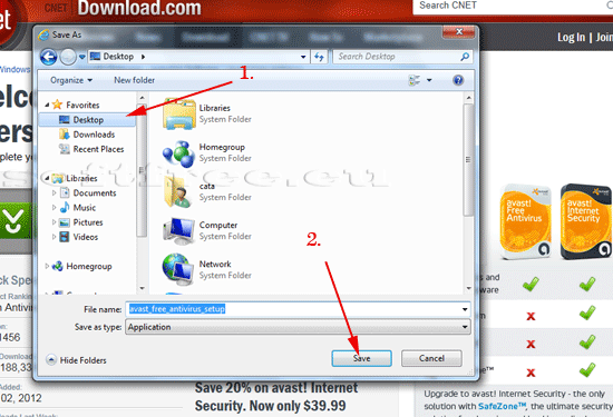 Tutorial avast! Free Antivirus al doilea pas
