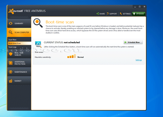 Tutorial avast! Free Antivirus modulul scanare programată pronire