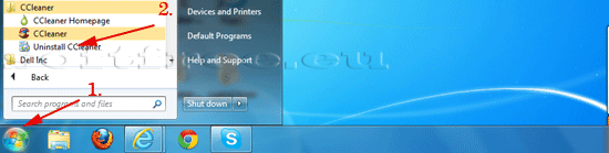 Tutorial CCleaner dezinstalare detectare un-installer-ului