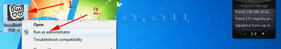 Tutorial IMVU executare ca administrator