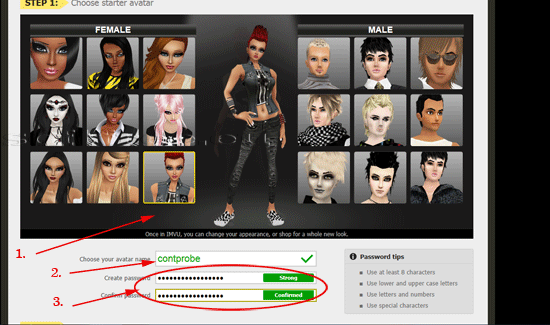 Tutorial IMVU creare cont nou