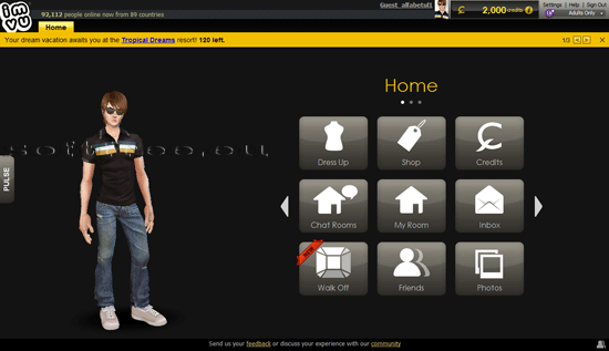 Tutorial IMVU primul contact cu programul