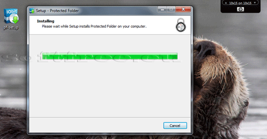 Tutorial IOBit Password Folder instalare efectivă