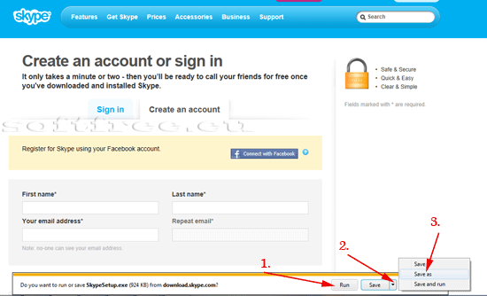 Tutorial Skype descărcarea programului