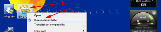 Tutorial Skype localizarea installer-ului pe desktop